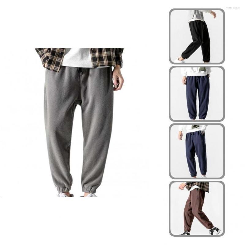 Men's Pants Male Trousers Solid Color Drawstring Elastic Waist Wear Resistant Spring Sweatpants Autumn For School, Navy blue
Men's Pants Male Trousers Solid Color Drawstring Elastic Waist Wear Resistant Spring Sweatpants Autumn For School, Navy blue