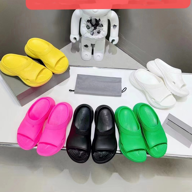 Designer Slippers Swimming Pool Crocodile Slippers Rubber Flat Sandals Female Short-Fat Sole Foam Slide Classic Summer Beach Slippers Size 35-45, Color3
Designer Slippers Swimming Pool Crocodile Slippers Rubber Flat Sandals Female Short-Fat Sole Foam Slide Classic Summer Beach Slippers Size 35-45, Color3