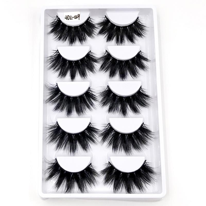 False Eyelashes 5 Pairs 4D Faux Mink Wispies Criss-cross Fluffy Lash Natural Long Eye Make Up Tools Handmade Makeup Supplies
False Eyelashes 5 Pairs 4D Faux Mink Wispies Criss-cross Fluffy Lash Natural Long Eye Make Up Tools Handmade Makeup Supplies