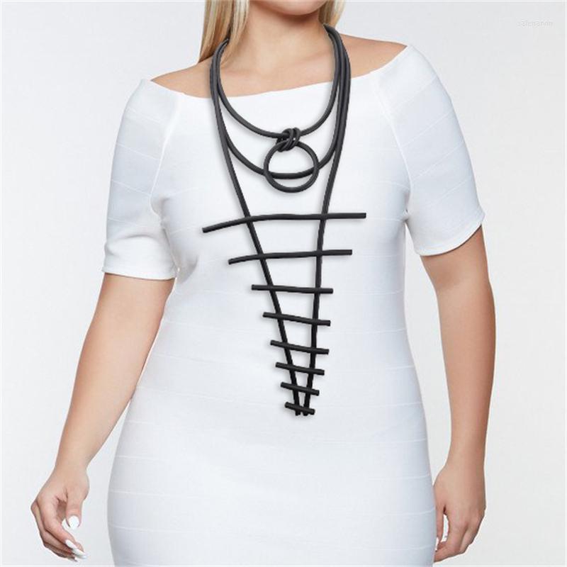 Chains Multi Layer Long Necklace For Women Punk Rubber Rope Sweater Chain Luxury Pendant Jewelry Goth Accessories Choker
Chains Multi Layer Long Necklace For Women Punk Rubber Rope Sweater Chain Luxury Pendant Jewelry Goth Accessories Choker