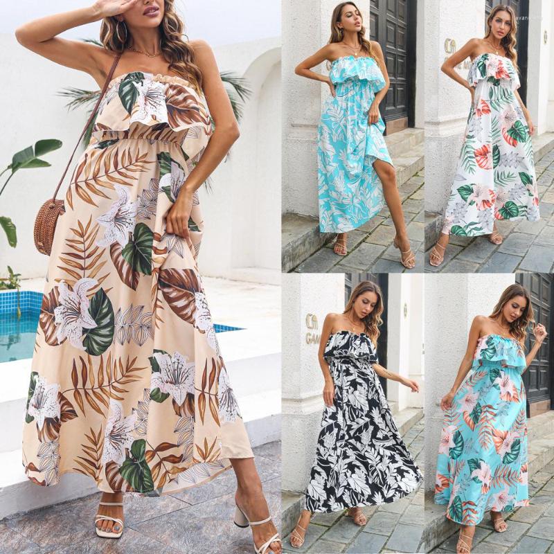 Casual Dresses Spring Summer Floral Long Dress Elegant Layered Strapless Holiday A-line Beach Skirt Party Lightweight Breathable Fashion, Brown
Casual Dresses Spring Summer Floral Long Dress Elegant Layered Strapless Holiday A-line Beach Skirt Party Lightweight Breathable Fashion, Brown