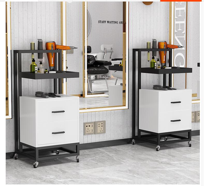Hairdresser tool cabinet hair salon special tool table hair cutting rack barbershop cart ironing and dyeing tool car salon furniture salon cart