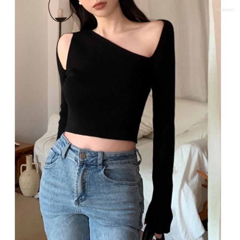 Women's T Shirts 2023 Spring For Women Crop Tops Korean Style Shoulder Hollow Out T-Shirt Knitting Long-sleeved Elastic Tee Shirt, Black
Women's T Shirts 2023 Spring For Women Crop Tops Korean Style Shoulder Hollow Out T-Shirt Knitting Long-sleeved Elastic Tee Shirt, Black