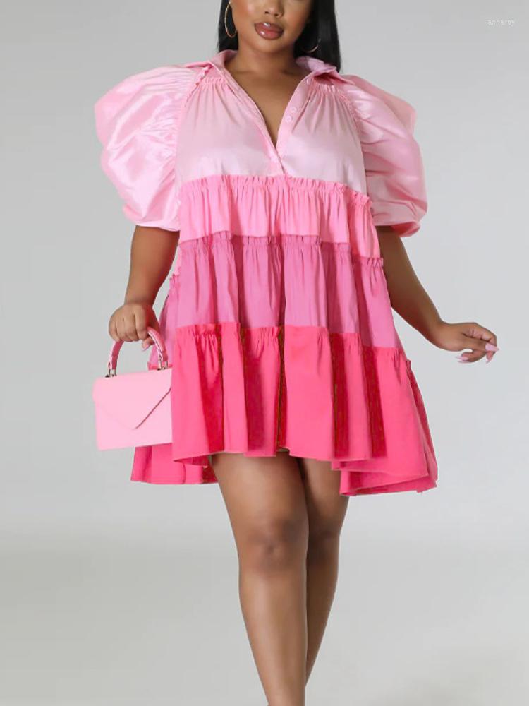 Casual Dresses Women Causal Oversized Short Dress Ruched Puff Sleeve Button Down Color Block Loose Shirt Mini Summer Clothes 2023, Blue
Casual Dresses Women Causal Oversized Short Dress Ruched Puff Sleeve Button Down Color Block Loose Shirt Mini Summer Clothes 2023, Blue