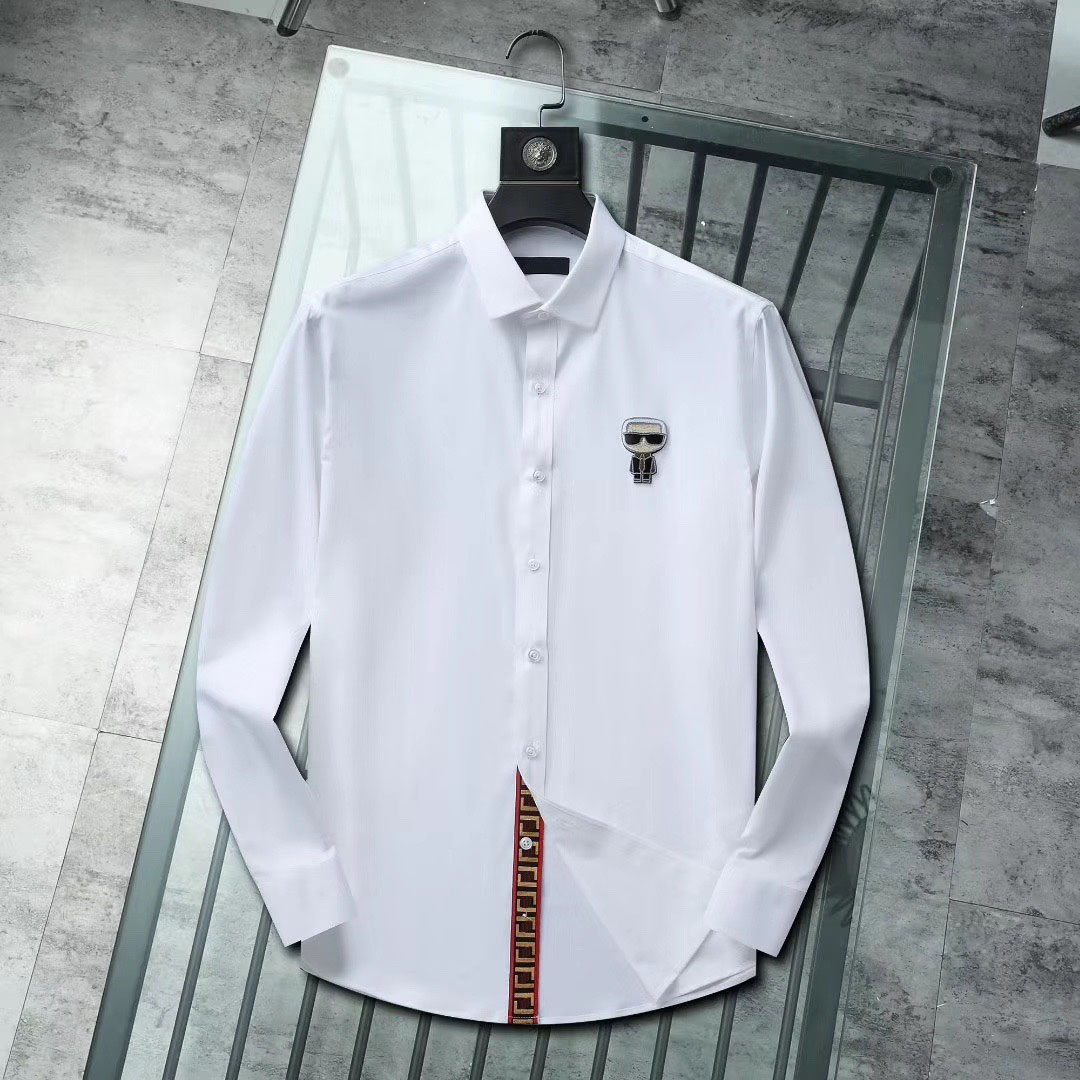 2023 luxury designer fashion men's shirts long sleeve business casual brand spring slim shirtAsian size M-3XL#026, Black
2023 luxury designer fashion men's shirts long sleeve business casual brand spring slim shirtAsian size M-3XL#026, Black