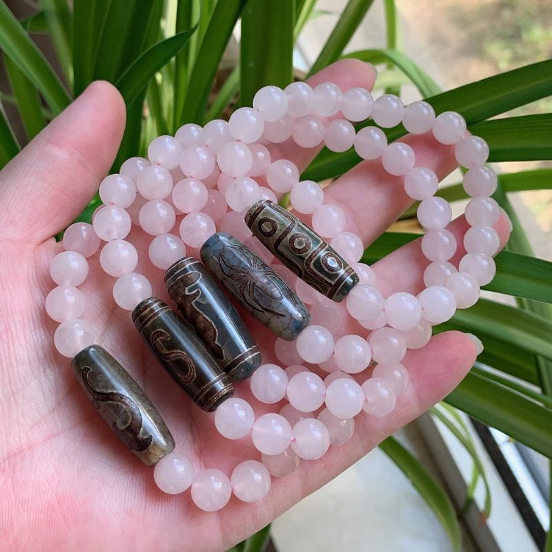Strand Beaded Strands Natural Tibetan Dzi Agates Bracelet For Women Ruyi Guanyin Buddha Reiki Stone Bangles Rose Pink Quartz Crystal Bracele
Strand Beaded Strands Natural Tibetan Dzi Agates Bracelet For Women Ruyi Guanyin Buddha Reiki Stone Bangles Rose Pink Quartz Crystal Bracele