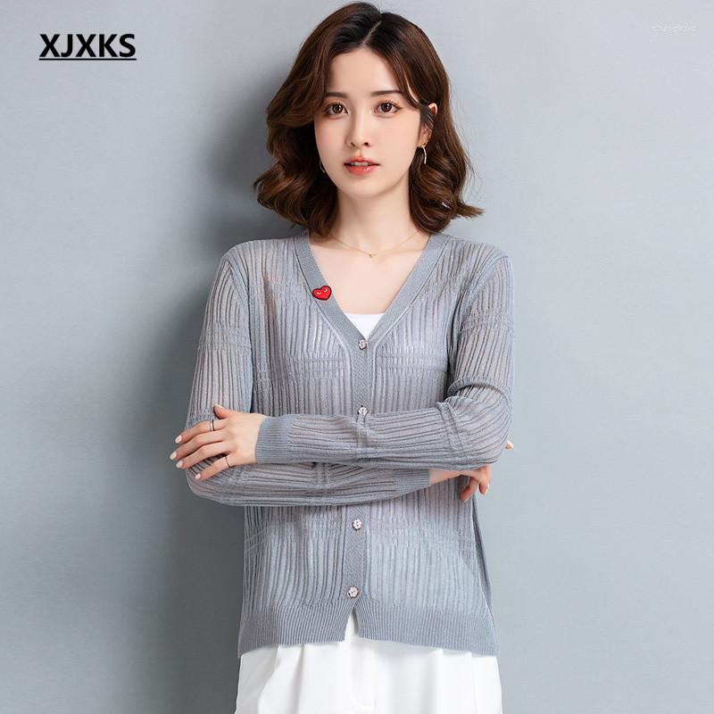 Women's Knits XJXKS 2023 Summer Fashion Single Breasted Cardigan Comfortable Ice Linen Knitted Sweater Women's Jacket, Black
Women's Knits XJXKS 2023 Summer Fashion Single Breasted Cardigan Comfortable Ice Linen Knitted Sweater Women's Jacket, Black