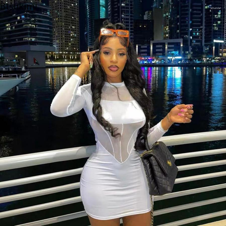 Casual Dresses Autumn Winter Long Sleeve White Dress Women See Through Bodycon Bandage Y2K Girls Festival Sexy Vestidos 2023
Casual Dresses Autumn Winter Long Sleeve White Dress Women See Through Bodycon Bandage Y2K Girls Festival Sexy Vestidos 2023