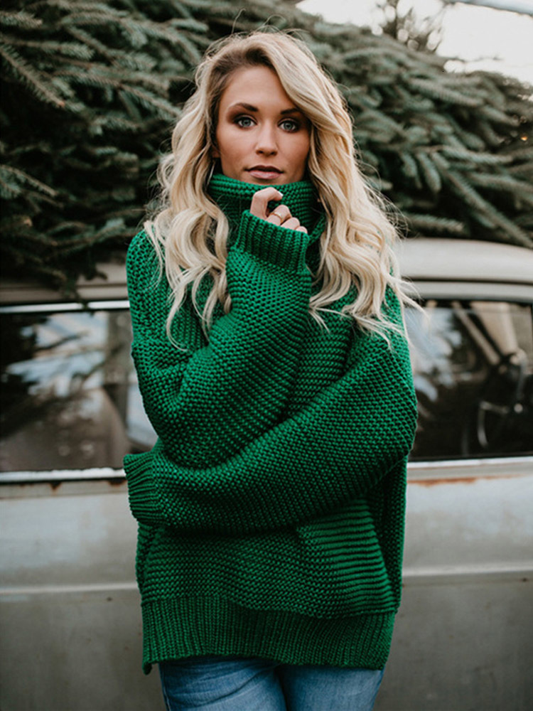 Women' Sweaters Women Pullover Thick Autumn Winter Clothes Warm Knitted Oversized Turtleneck Sweater For Women' Green Tops Woman Jumper 230227, Black
Women' Sweaters Women Pullover Thick Autumn Winter Clothes Warm Knitted Oversized Turtleneck Sweater For Women' Green Tops Woman Jumper 230227, Black
