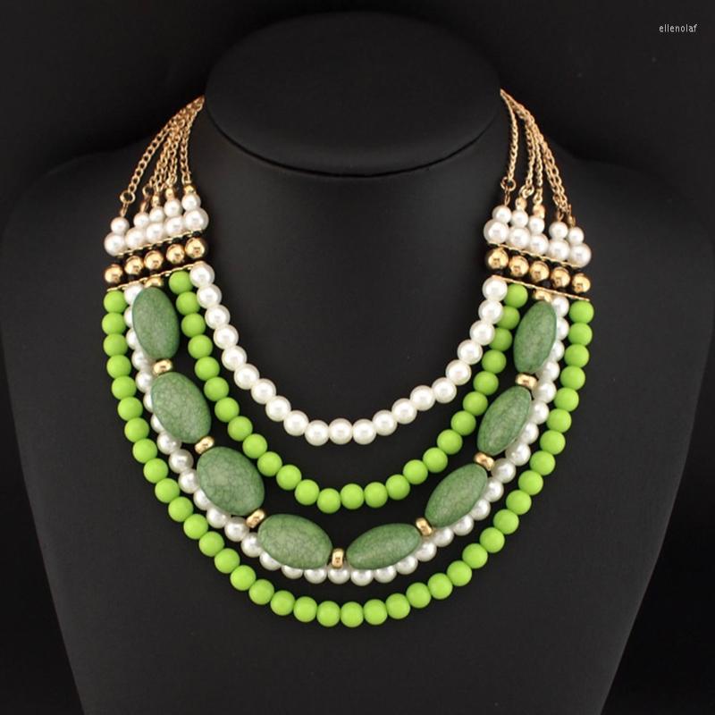 Choker UKEN Multi Layers Beaded Stones Imitation Pearl Necklaces For Women Statement Collar Necklace Maxi Jewelry Dress
Choker UKEN Multi Layers Beaded Stones Imitation Pearl Necklaces For Women Statement Collar Necklace Maxi Jewelry Dress