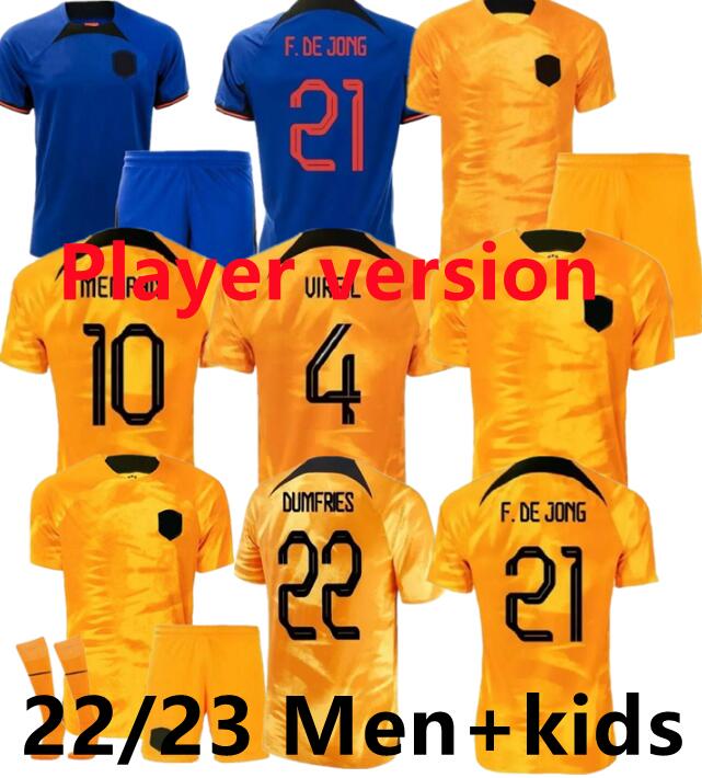 MEMPHIS 2022 Netherlands WIJNALDUM soccer jersey 22/23 Holland DE JONG VIRGIL DUMFRIES BERGVIJN Shirt KLAASSEN BLIND DE LIGT men kids kit footb
MEMPHIS 2022 Netherlands WIJNALDUM soccer jersey 22/23 Holland DE JONG VIRGIL DUMFRIES BERGVIJN Shirt KLAASSEN BLIND DE LIGT men kids kit footb