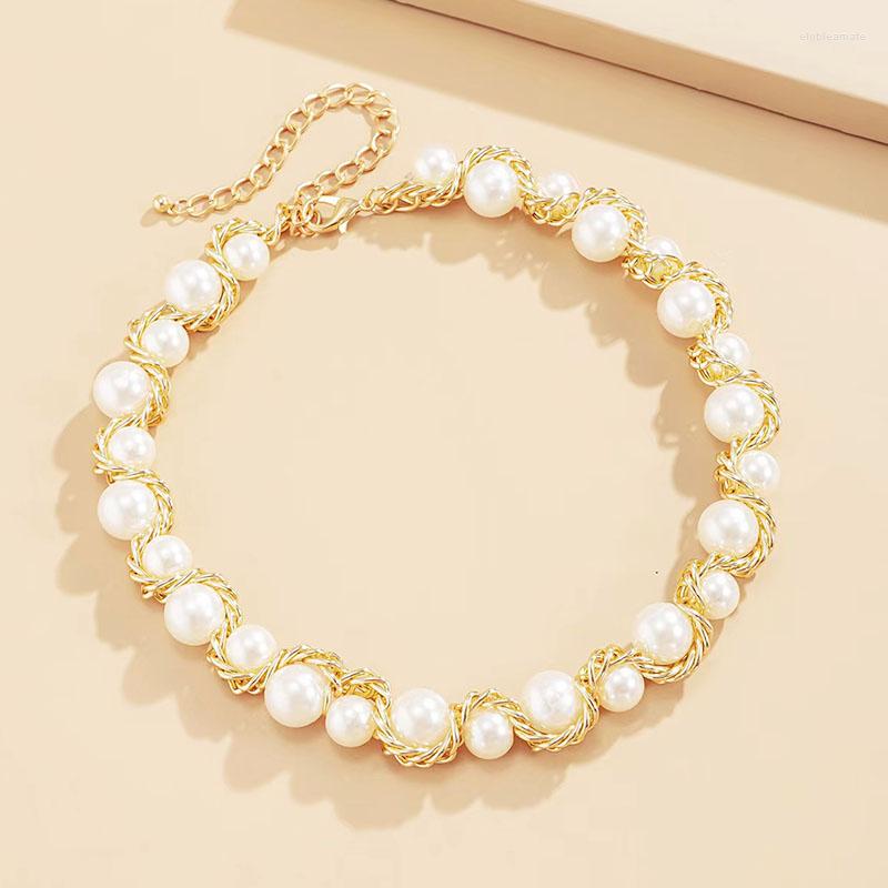 Choker Necklace Ivory Pearl Chain Women Girls Gold Plating Fashion Jewelry Party Gift 2023 Style HN22171
Choker Necklace Ivory Pearl Chain Women Girls Gold Plating Fashion Jewelry Party Gift 2023 Style HN22171