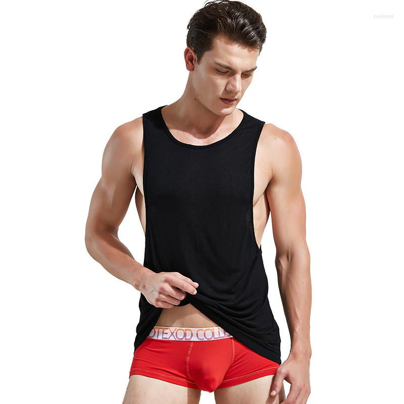 Men's Tank Tops Men's Fashion Sexy Fitness Vest Solid Color Simple U Font Low Permeable Slit Tops(not Include Boxers), Black
Men's Tank Tops Men's Fashion Sexy Fitness Vest Solid Color Simple U Font Low Permeable Slit Tops(not Include Boxers), Black