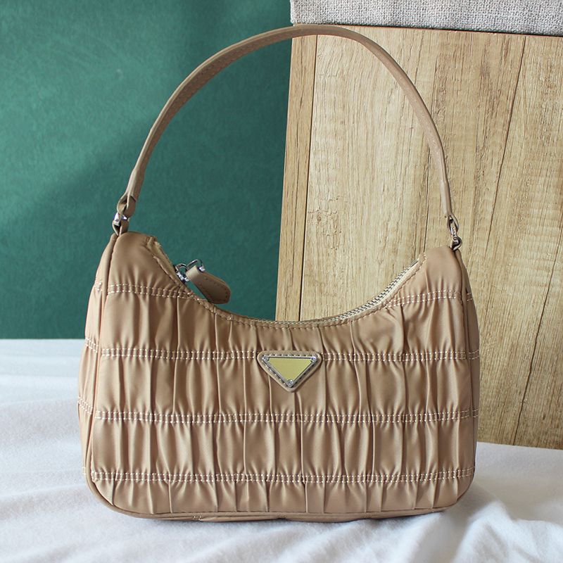 woman Pleated shoulder nylon cloth shoulder bag multi-color style underarm bag, Haze blue
woman Pleated shoulder nylon cloth shoulder bag multi-color style underarm bag, Haze blue