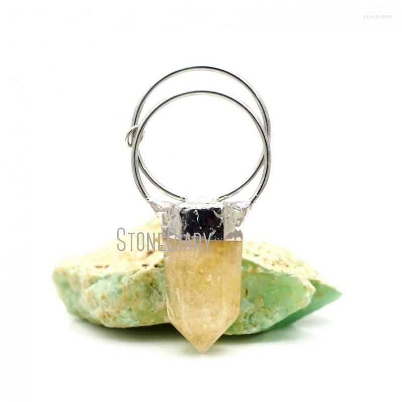 Pendant Necklaces PM42287 Natural Citrine Point Yellow Healing Crystal Hexagonal Prism Silver Plated Statement Jewelry
Pendant Necklaces PM42287 Natural Citrine Point Yellow Healing Crystal Hexagonal Prism Silver Plated Statement Jewelry