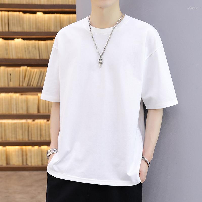 Men's T Shirts Summer Men's Pure Cotton Solid Color Round Neck Half-Sleeved Short-Sleeved T-Shirt Fashion Trend Korean Personalit, Black
Men's T Shirts Summer Men's Pure Cotton Solid Color Round Neck Half-Sleeved Short-Sleeved T-Shirt Fashion Trend Korean Personalit, Black