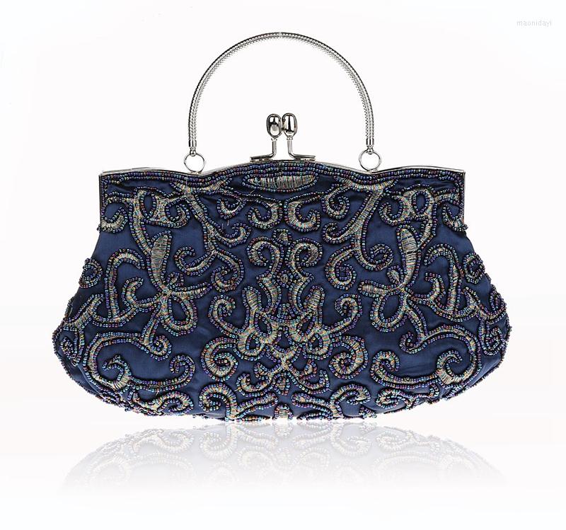 Evening Bags Design Navy Blue Chinese Women Beaded Wedding Bag Clutch Handbag Stylish Bride Party Purse Makeup 03606-1, Black
Evening Bags Design Navy Blue Chinese Women Beaded Wedding Bag Clutch Handbag Stylish Bride Party Purse Makeup 03606-1, Black