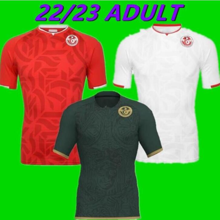 2022 Tunisia Soccer Jerseys Maillot de Foot 22 23 Home Red #7 MSAKNI #10 KHAZRI Shirt away White KHALIFA SASSI MAALOUL Tunisia Football uniform
2022 Tunisia Soccer Jerseys Maillot de Foot 22 23 Home Red #7 MSAKNI #10 KHAZRI Shirt away White KHALIFA SASSI MAALOUL Tunisia Football uniform