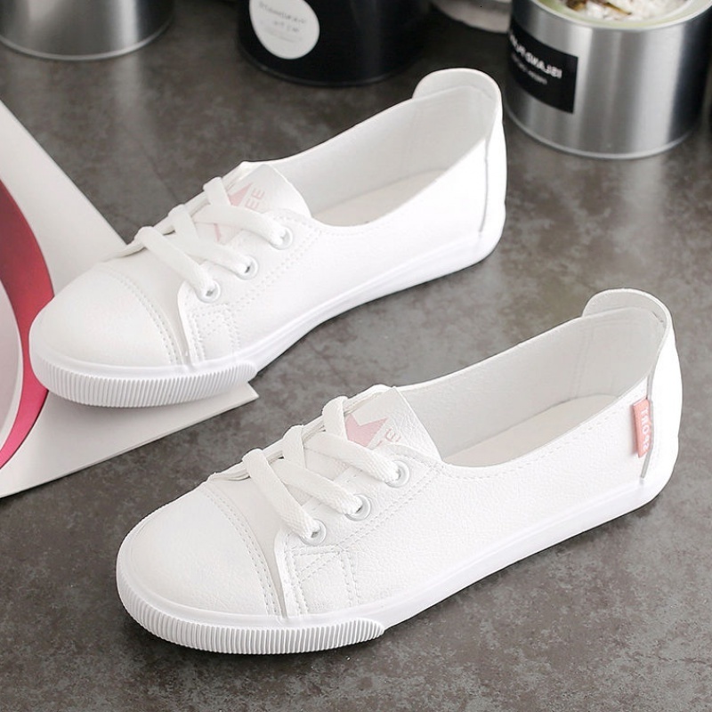 Dress Shoes Comemore Comfortable Women's Casual Flat White Lace-up Shoes Summer Vulcanized Sneakers Ladies Light Soft Shallow Mouth Loafers 230227, White-pink
Dress Shoes Comemore Comfortable Women's Casual Flat White Lace-up Shoes Summer Vulcanized Sneakers Ladies Light Soft Shallow Mouth Loafers 230227, White-pink