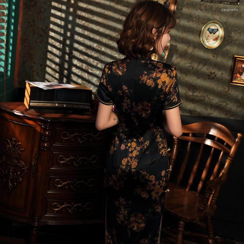 Ethnic Clothing Plus Size 4XL Chinese Female Qipao Printed Cheongsam Elegant Long Formal Party Dress Sexy Traditional
Ethnic Clothing Plus Size 4XL Chinese Female Qipao Printed Cheongsam Elegant Long Formal Party Dress Sexy Traditional