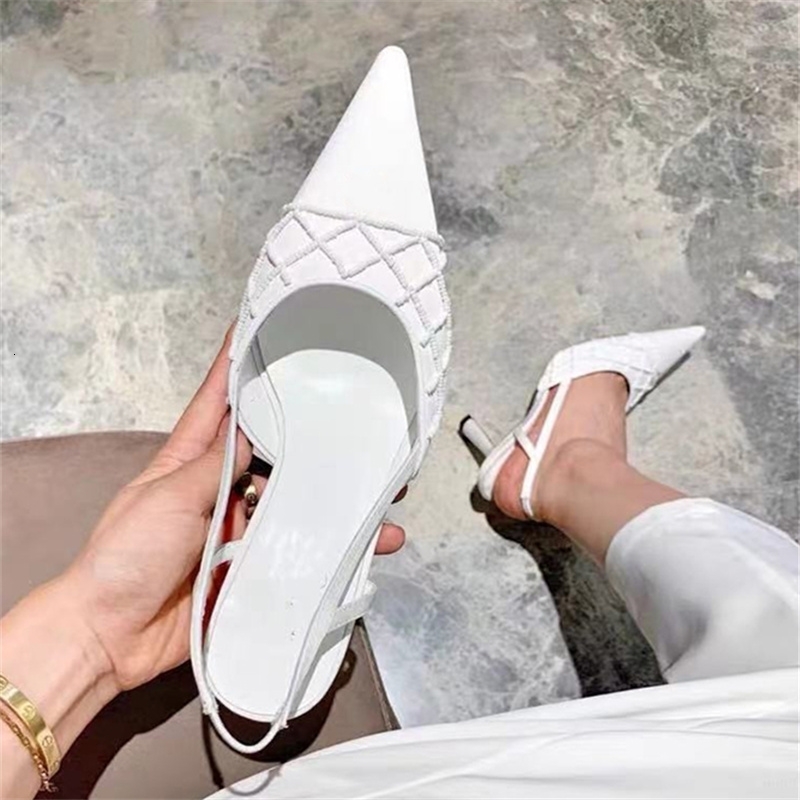 Sandals Pointed-Toe Silk Women Pearl Ankle Strap Stiletto High Heels Slingback Female Pumps Summer Ladies Party Dress Shoes 230225, Heel 7cm
Sandals Pointed-Toe Silk Women Pearl Ankle Strap Stiletto High Heels Slingback Female Pumps Summer Ladies Party Dress Shoes 230225, Heel 7cm