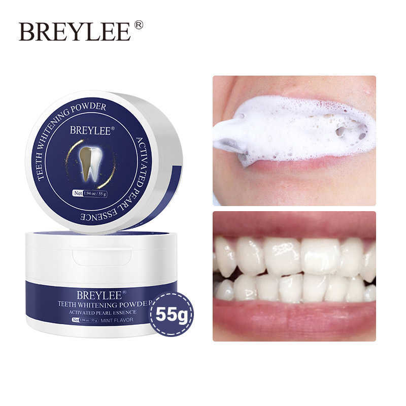 BREYLEE Teeth Whitening Powder 55g Toothpaste Dental Tools White Teeth Cleaning Oral Hygiene Toothbrush Gel Remove Plaque Stains
BREYLEE Teeth Whitening Powder 55g Toothpaste Dental Tools White Teeth Cleaning Oral Hygiene Toothbrush Gel Remove Plaque Stains