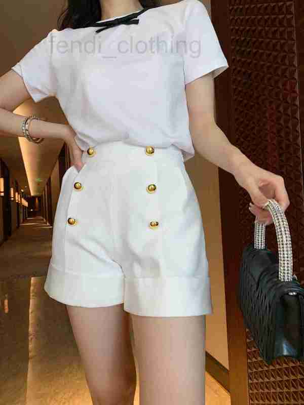 Women' Shorts designer Shenzhen Nanyou High-end 2021 Spring/Summer New High Waist Slim Metal Button Fashion Versatile Casual D4HN, White2
Women' Shorts designer Shenzhen Nanyou High-end 2021 Spring/Summer New High Waist Slim Metal Button Fashion Versatile Casual D4HN, White2