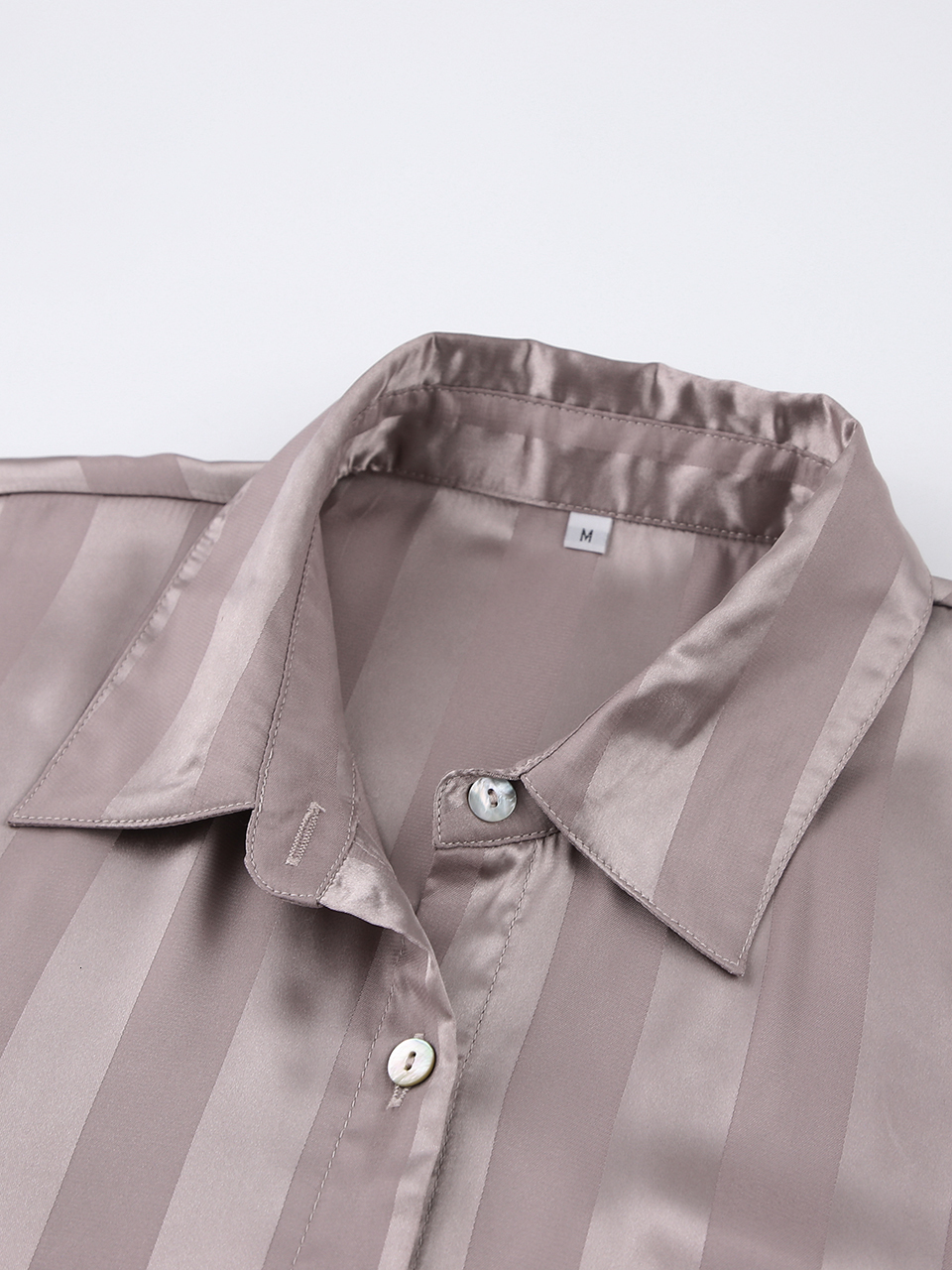 Women's Sleepwear Linad Summer Striped Women's Home Clothes Suits With Shorts Sleepwear Single Breasted Pijama Turn-Down Collar 2 Piece Set 