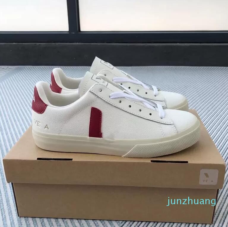French Vej& white shoes bred with a small number of lace ups versatile lovers' classic casual and comfortable sports board VLOGO 882, Red
French Vej& white shoes bred with a small number of lace ups versatile lovers' classic casual and comfortable sports board VLOGO 882, Red