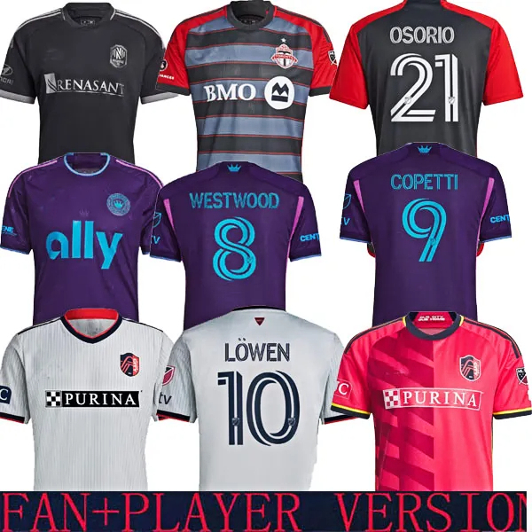 Charlotte FC St. L ouis City SOCCER JERSEYS Nashville SC TORONTO 2023 HOME AWAY KLAUSS BLOM LOWEN PARKER 26st Louis''RED' SC WESTWOOD 8 SWIDERSKI BRONICO football shirts, Fan version
Charlotte FC St. L ouis City SOCCER JERSEYS Nashville SC TORONTO 2023 HOME AWAY KLAUSS BLOM LOWEN PARKER 26st Louis''RED' SC WESTWOOD 8 SWIDERSKI BRONICO football shirts, Fan version