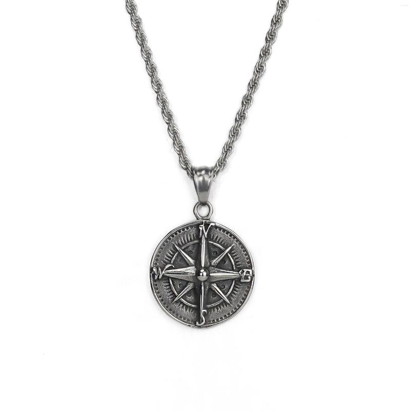 Pendant Necklaces Luxury Stainless Steel Retro Compass Charms Men Necklace Twist Chain & Pendants For Women Jewelry Gift
Pendant Necklaces Luxury Stainless Steel Retro Compass Charms Men Necklace Twist Chain & Pendants For Women Jewelry Gift
