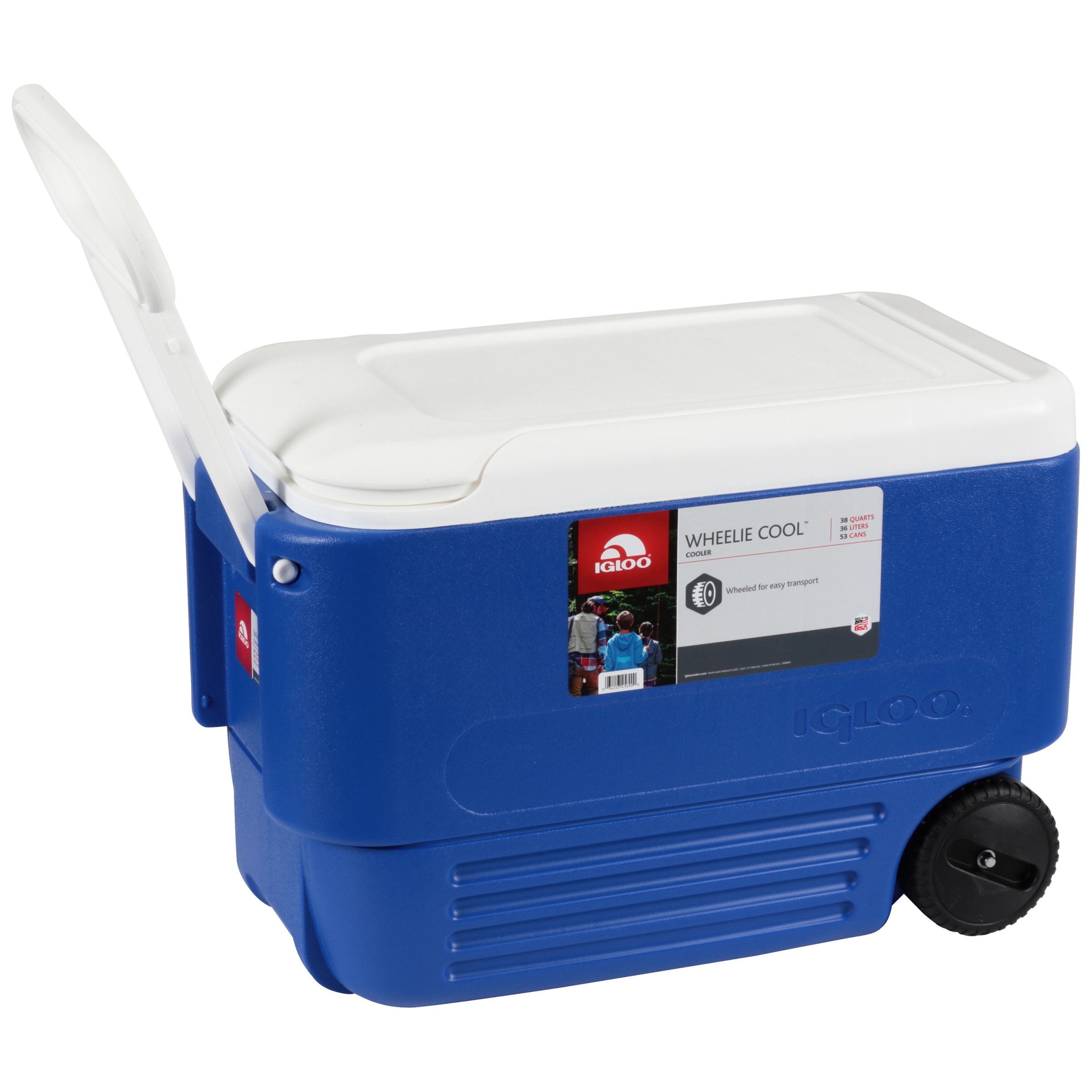 Igloo 38 Quart Wheelie Cool Cooler compass