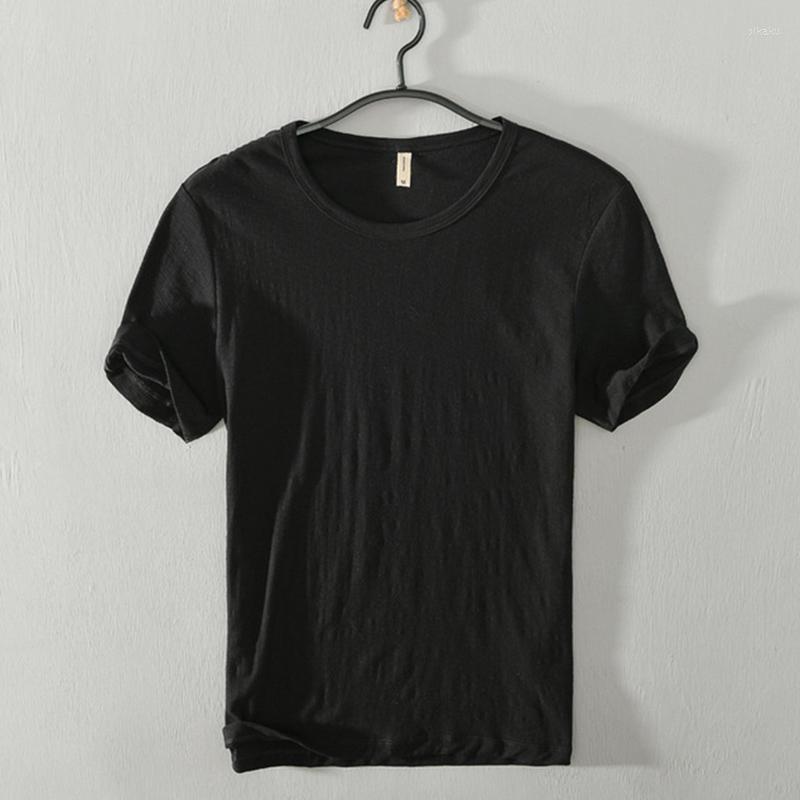 Men's T Shirts Summer Pure Cotton T-shirt For Men O-Neck Solid Color Casual Thin Shirt Basic Tees Male Short Sleeve Tops Clothing, Black
Men's T Shirts Summer Pure Cotton T-shirt For Men O-Neck Solid Color Casual Thin Shirt Basic Tees Male Short Sleeve Tops Clothing, Black