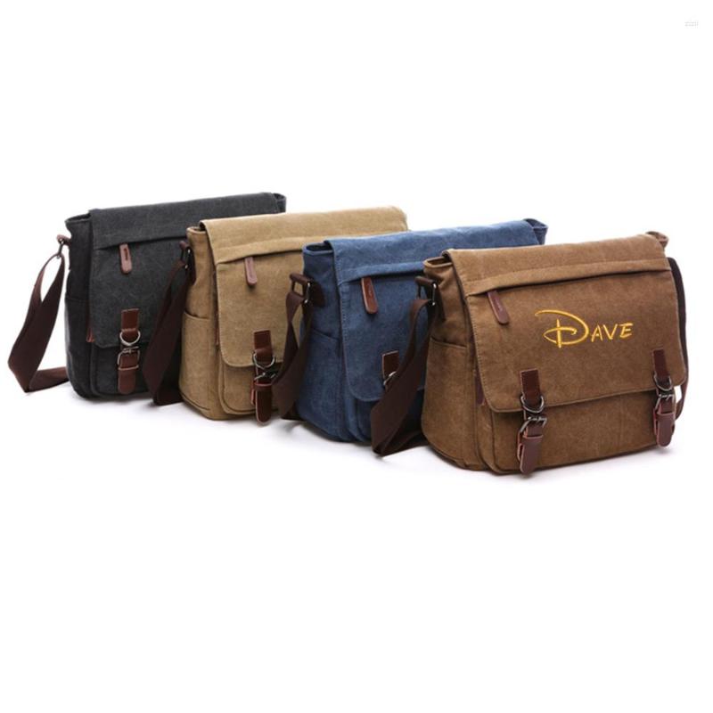 Duffel Bags Embroidered Custom Name Men's Messenger Bag Personalized Student Shoulder Computer Canvas Mailman, Black
Duffel Bags Embroidered Custom Name Men's Messenger Bag Personalized Student Shoulder Computer Canvas Mailman, Black