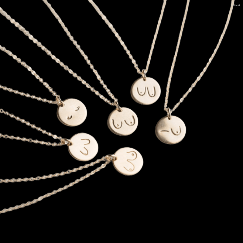 Pendant Necklaces Boobs Necklace Breast Jewelry Awareness Feminist Jewellery Simple Disk 1145
Pendant Necklaces Boobs Necklace Breast Jewelry Awareness Feminist Jewellery Simple Disk 1145