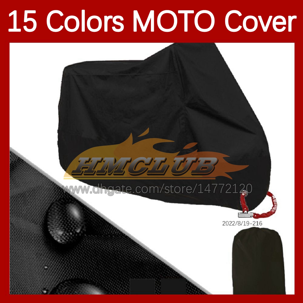 Waterproof Motorcycle Cover For HONDA CBR1100XX Blackbird CBR1100 CBR 1000 XX 96 97 98 1999 2000 01 Universal Outdoor Uv Protector Bike Dustproof Scooter MOTO Covers, No. 1 silvery
Waterproof Motorcycle Cover For HONDA CBR1100XX Blackbird CBR1100 CBR 1000 XX 96 97 98 1999 2000 01 Universal Outdoor Uv Protector Bike Dustproof Scooter MOTO Covers, No. 1 silvery
