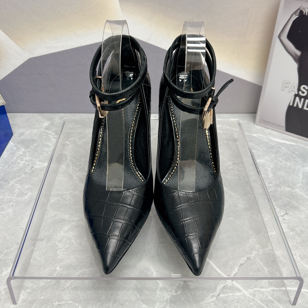 Metal lock head decoration dress Shoes pumps Ankle strap stiletto Heels high heel point toes for women summer Evening party wedding heeled shoe factory footwear, Blue
Metal lock head decoration dress Shoes pumps Ankle strap stiletto Heels high heel point toes for women summer Evening party wedding heeled shoe factory footwear, Blue