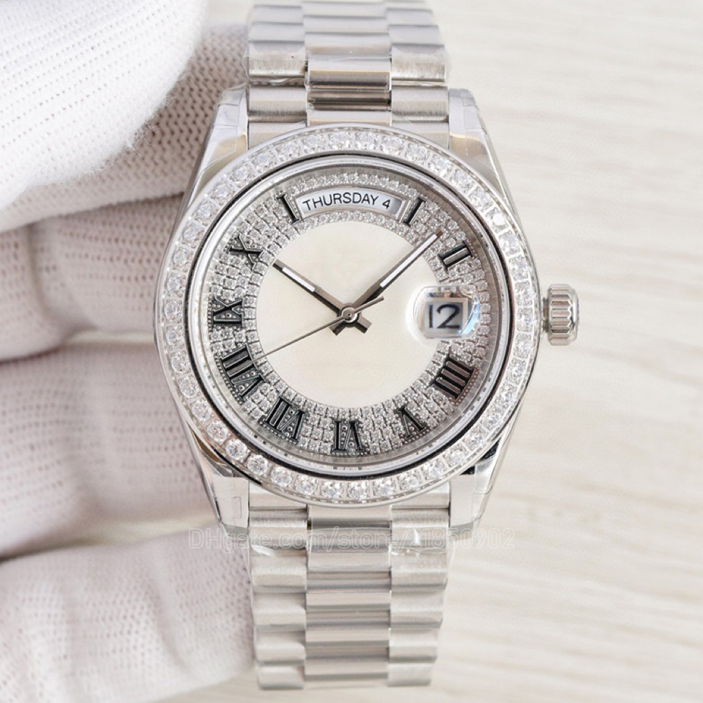 Roma Numeral Dial Mens Fully Automatic Mechanical Watch Oyster Stainless Steel Strap Sapphire Mirror Water Resistant Design High Quality Watches Both Men and Women, Color 1
Roma Numeral Dial Mens Fully Automatic Mechanical Watch Oyster Stainless Steel Strap Sapphire Mirror Water Resistant Design High Quality Watches Both Men and Women, Color 1
