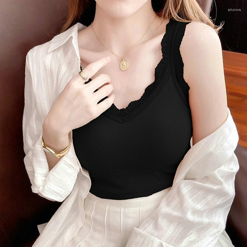 Women's Tanks Jodimitty Women V-neck Lace Straps Tank Top Knitted Striped Camisole Solid Summer T-shirt Vest Corset Crop Female Intimates, Khaki
Women's Tanks Jodimitty Women V-neck Lace Straps Tank Top Knitted Striped Camisole Solid Summer T-shirt Vest Corset Crop Female Intimates, Khaki