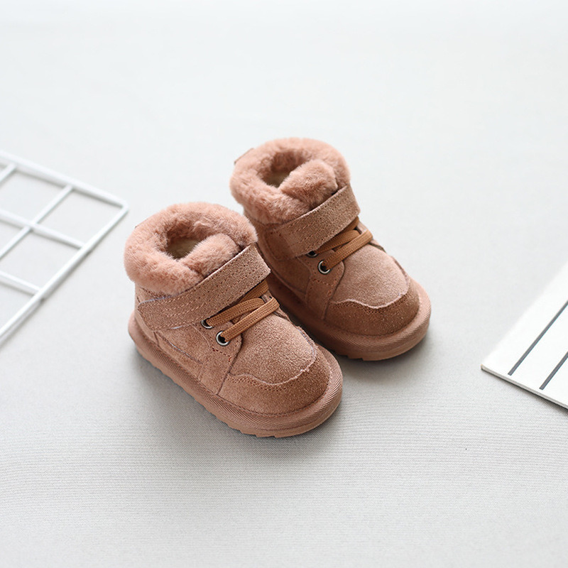 First Walkers Winter Baby Boots 0-2 Years Toddler Soft Bottom Snow Boots Baby Keep Warm First Walkers Non-slip SHG039 230227