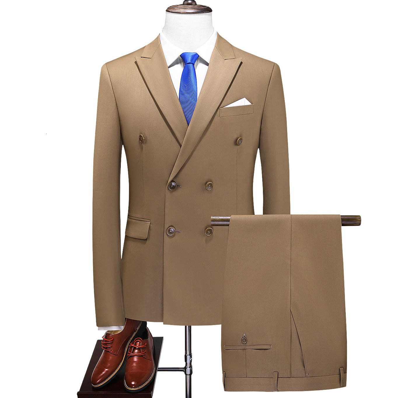 Men's Suits Blazers Men's Plus Size 6XL Suit Two-piece Double-breasted Solid Color Men's Suit Pants Suit Groomsmen Suit Men's Dress Jacket Trousers 230227, Black
Men's Suits Blazers Men's Plus Size 6XL Suit Two-piece Double-breasted Solid Color Men's Suit Pants Suit Groomsmen Suit Men's Dress Jacket Trousers 230227, Black