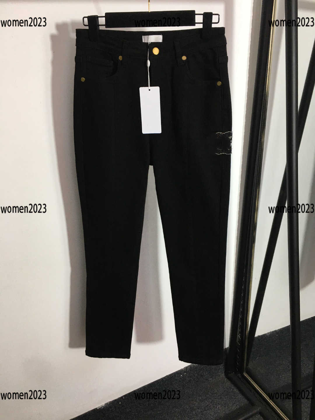 women jeans lady trousers girl pants Size -L New Products Nail bead Self-cultivation Appear thin comfortable fashion Feb23, Black
women jeans lady trousers girl pants Size -L New Products Nail bead Self-cultivation Appear thin comfortable fashion Feb23, Black