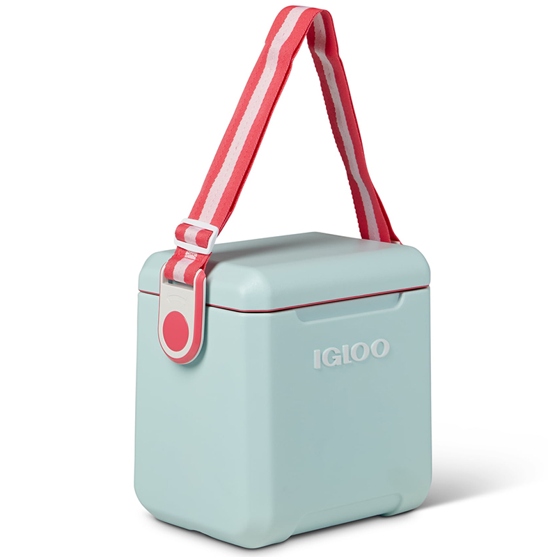 Igloo 11 qt Tag Along Too Hard Sided Cooler Mist and Watermelon compass