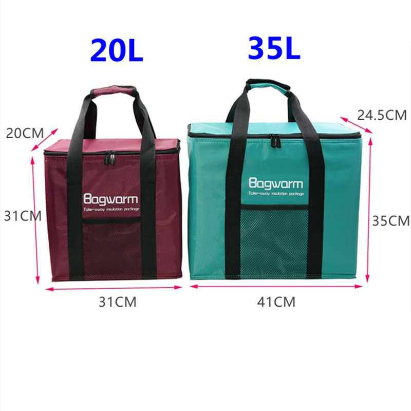 Ice PacksIsothermic Bags 35L20L Cooler Bag Insulation Package Thermo Refrigerator Car Ice Pack Picnic Large Insulated Thermal 230228