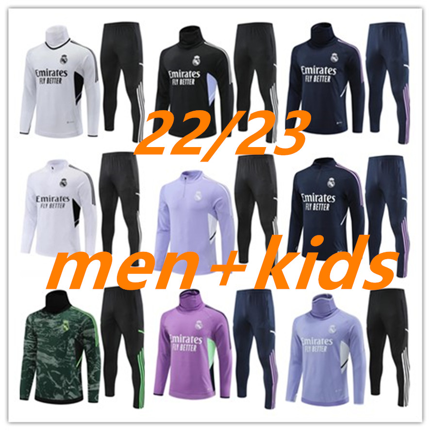 22 23 Real madrids tracksuit jerseys football training suit jersey soccer Benzema tuta madrids survetement foot futbol chandal jogging men kids ki 555
22 23 Real madrids tracksuit jerseys football training suit jersey soccer Benzema tuta madrids survetement foot futbol chandal jogging men kids ki 555