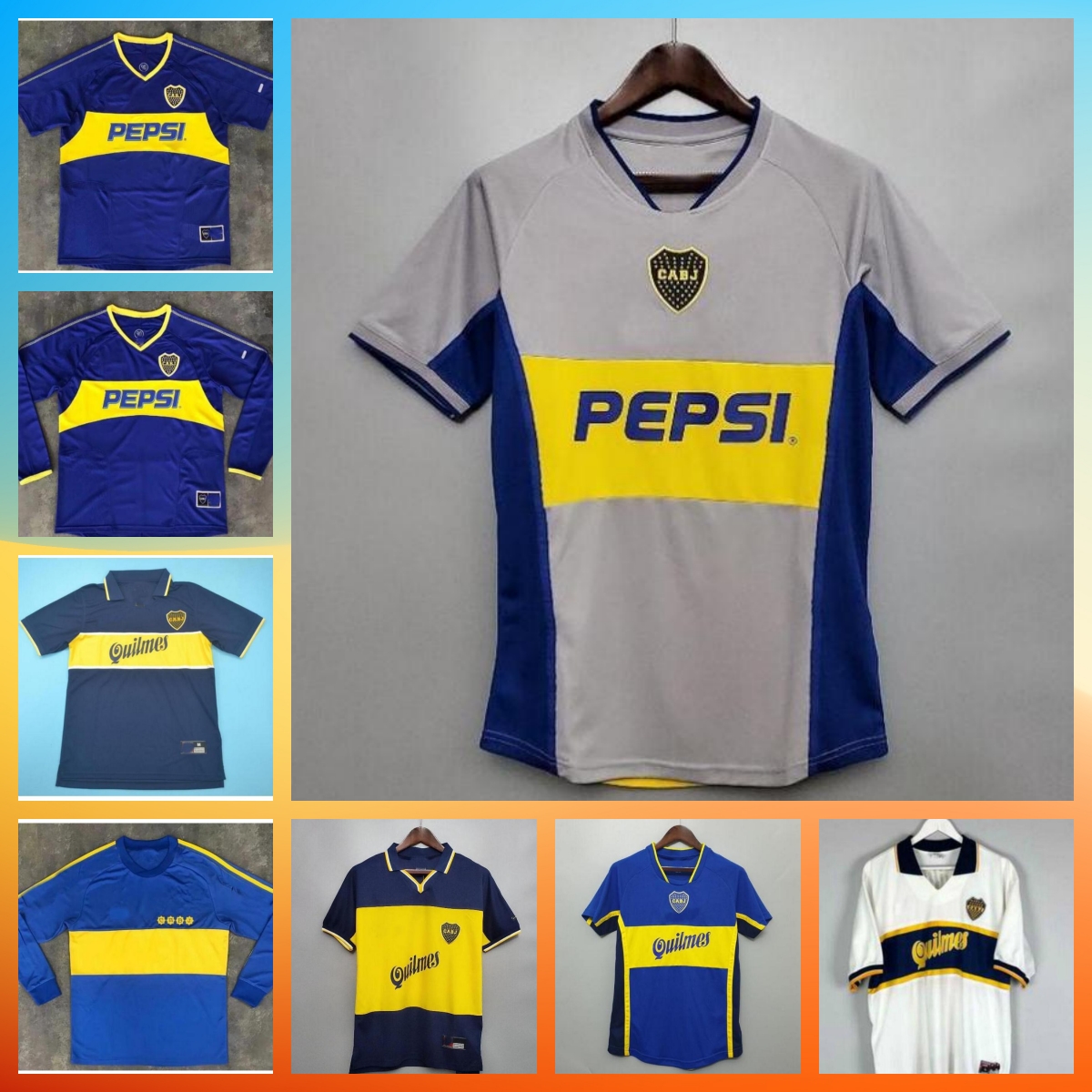 Retro Boca juniors soccer jerseys 1995 1996 1997 1998 1999 2000 2001 2002 2003 2005 ROMAN MARADONA limited classic football shirt, 01
Retro Boca juniors soccer jerseys 1995 1996 1997 1998 1999 2000 2001 2002 2003 2005 ROMAN MARADONA limited classic football shirt, 01