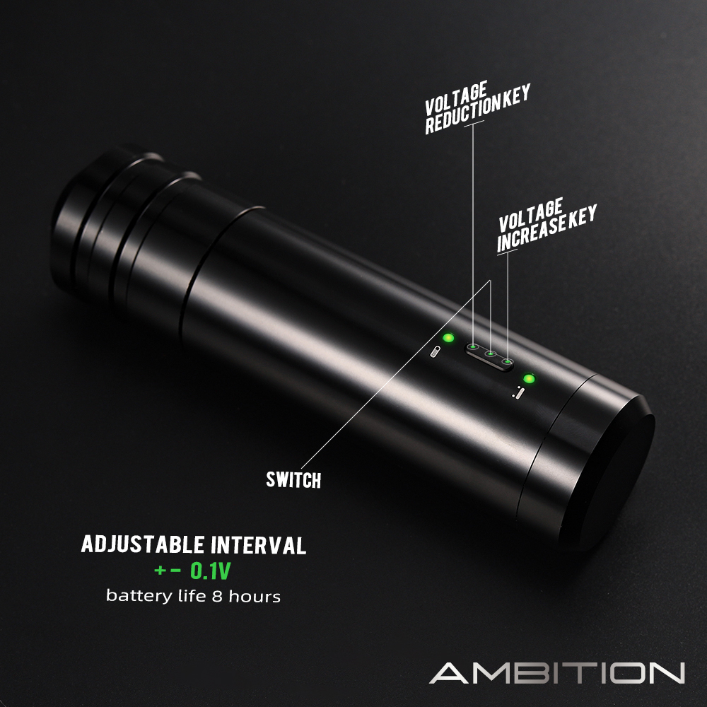 Tattoo Machine Ambition Sol Nova Unlimited Wireless Tattoo Pen Machine 4mm Stroke for Tattoo Artist Body Art 230227