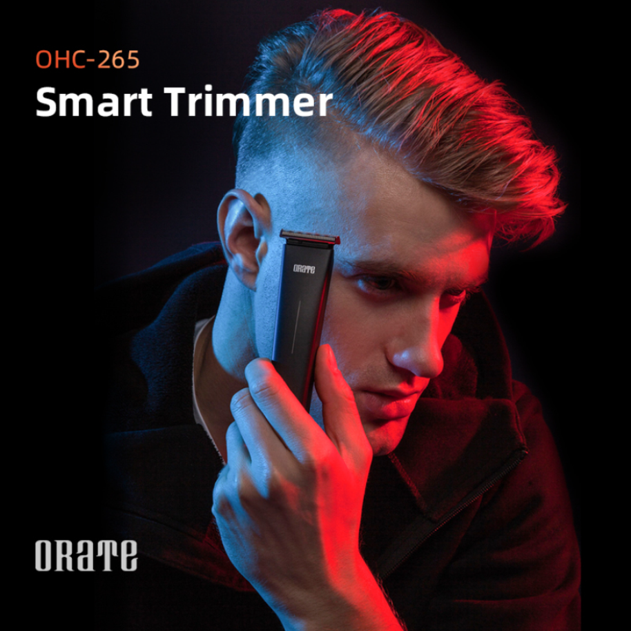 Orate Professional Hair Trimmer Touch Sliding Sensor Clippers Cordless Beard T Outliner Barber Cutting Kit for Heads Beards Dog Pet Cutting Tools CPA5158 J0228
