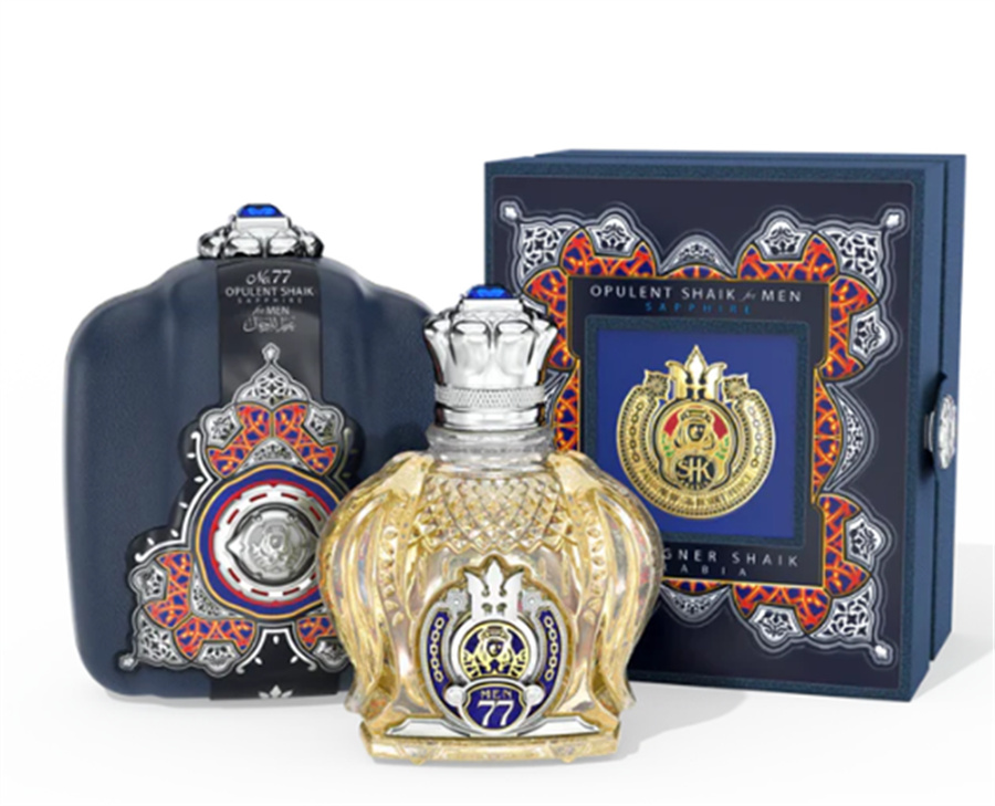 Perfume Fragrance 100ml Opulent Shaik Classic Men EDP Long Lasting Smell Eau De Parfum Abstract Oriental note Sapphire Man Cologne Spray Fast Ship