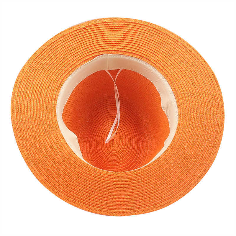 Wide Brim Hats Simple Girl Summer Panama Hats For Women Men Wide Brim Beach Jazz Hat Cooling Ladies fishing Sun Straw Hat G230227